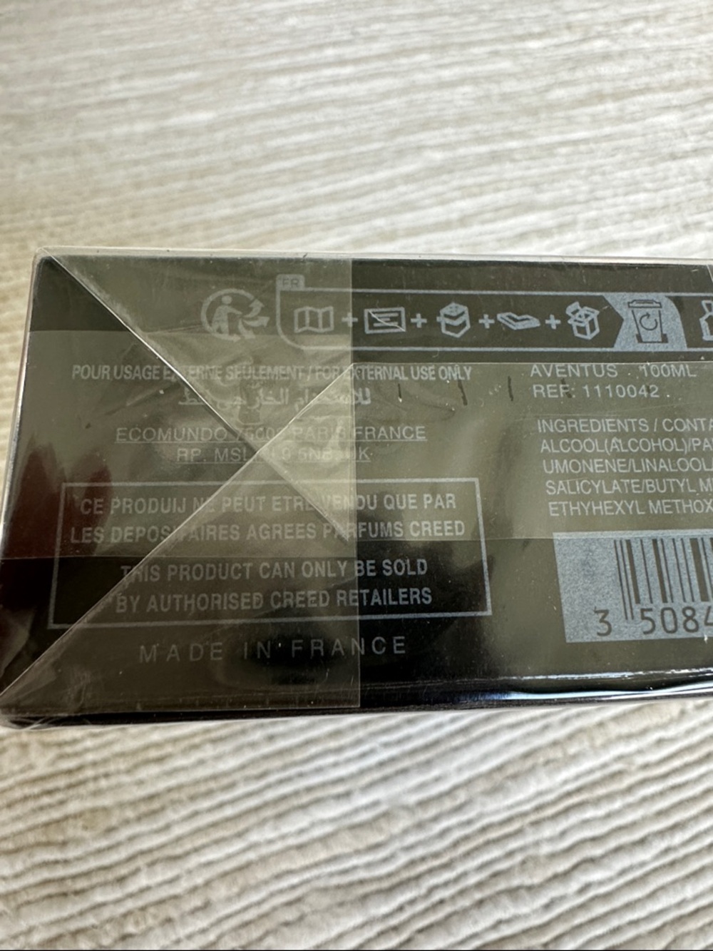 Creed Aventus Black & Silver Box-Perfume for Men. Best seller. New in cellophane - Picture 5 of 8